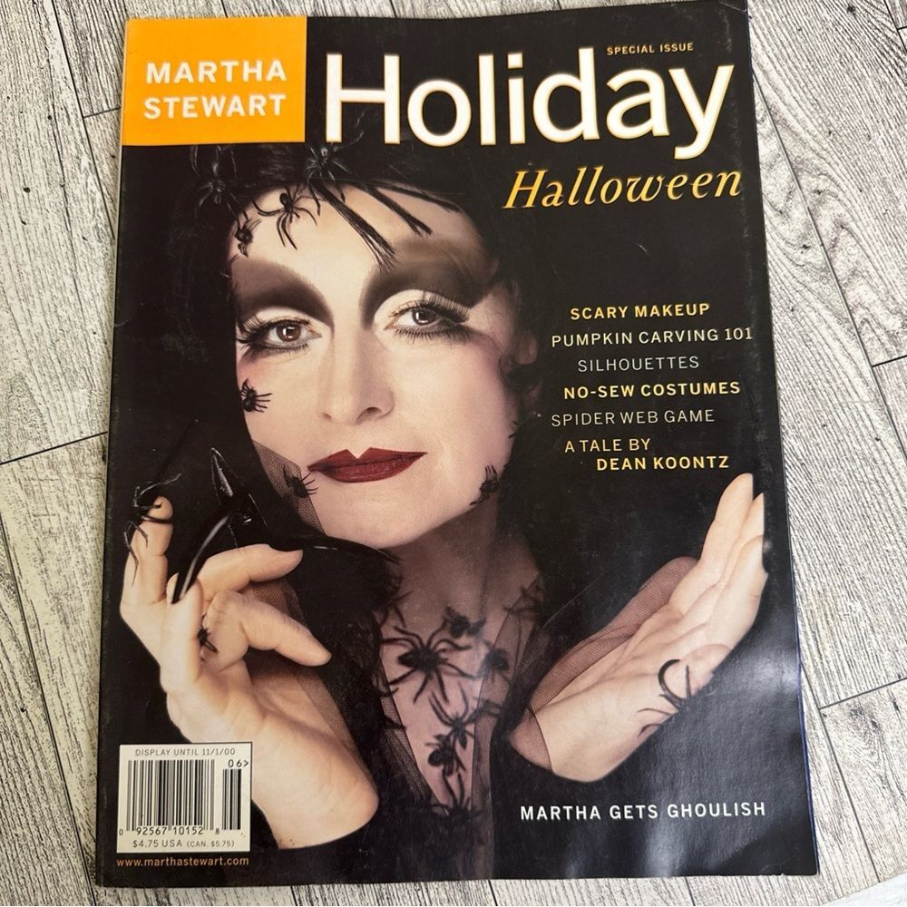 Martha Stewart Holiday Halloween Special Issue Magazine